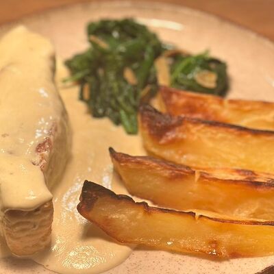 Стейк форели в сливочном соусе в Trattoria Siesta по цене 1590 ₽