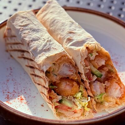 Шаурма с креветкойв 5041.шаурма по цене 580 ₽