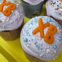 Праздничный кулич с изюмомв Пышнотесто