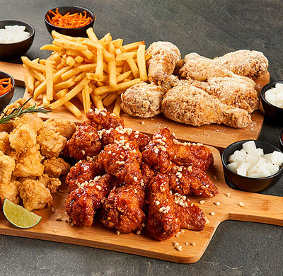 Комбо для шестерых Стандарт Крылья, ножки и филе в Kannam Chicken по цене 2499