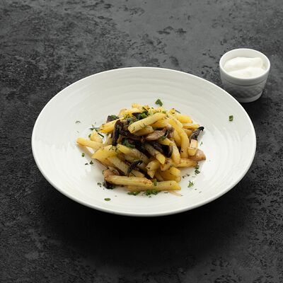 Картофель жареный с грибами в Асъядор по цене 450 ₽