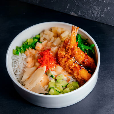 Поке с креветками в Berberry & ptichka по цене 750 ₽