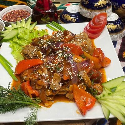 Мясо по-афгански в Самарканд халял по цене 550 ₽