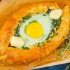 Хачапури со шпинатом, сыром и яйцом в Фаэтон по цене 500