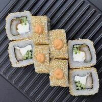Кунжутный ролл с Окунем Спайси в Моремания Food