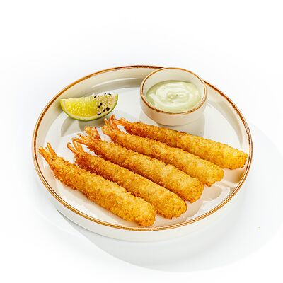 Креветки в панко с соусом васаби-сгущенка в The Brasserie по цене 760 ₽