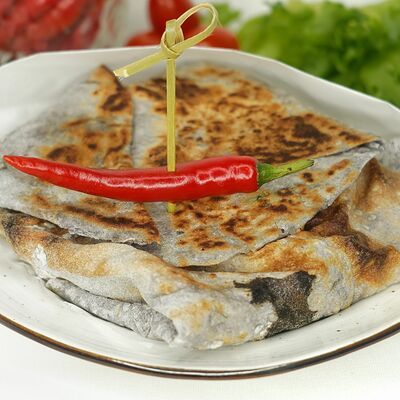 Бургер в лаваше Черная мамба с говядиной в Бар Пиф-Паф по цене 590 ₽