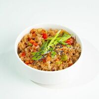 Чесночный рис с овощами в ЁБИСАН