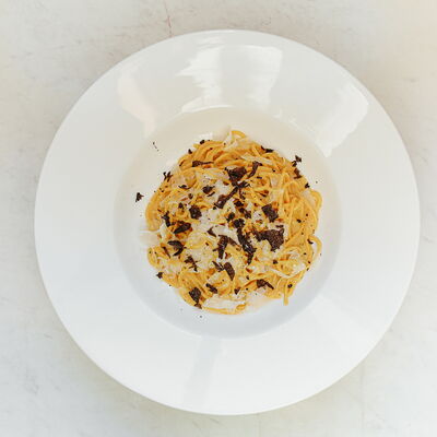 Спагетти качо-э-пепе в Сыроварня по цене 1230