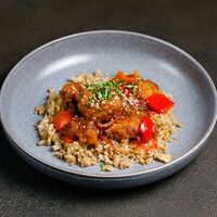 Курица темпура с жареным рисом в Пхипхи