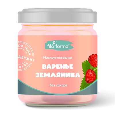 Варенье без сахара Земляника Fito Formaв Ничего лишнего по цене 363 ₽