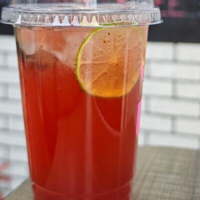 Лимонад Клубника-мята М в BubbleTika по цене 350 ₽