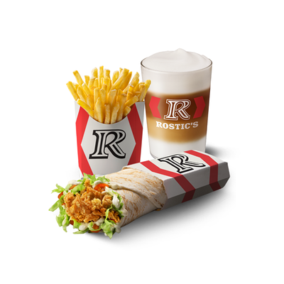 Комбо Кофе с Шефроллом в ROSTIC’S по цене 460 ₽