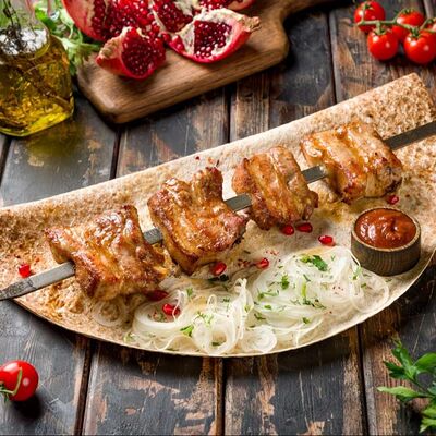 Шашлык из свиных ребер в Lavash по цене 815 ₽
