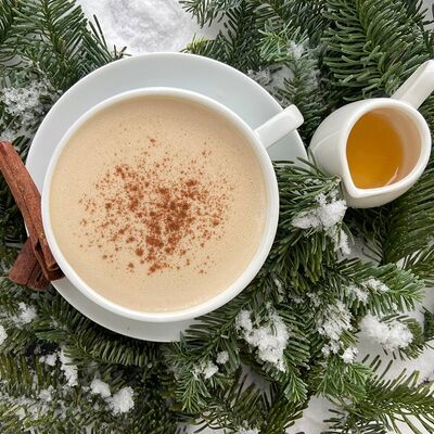 Медово-коричный раф в Nook Coffee по цене 470 ₽