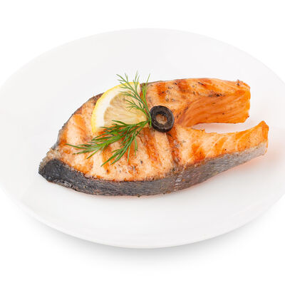 Стейк из форели на гриле в Мир Вкуса по цене 795 ₽