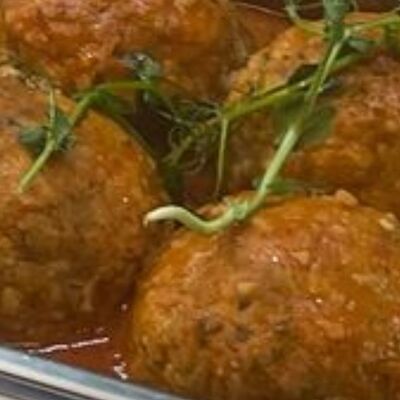 Тефтели говяжьи с рисом в Баракат по цене 179 ₽