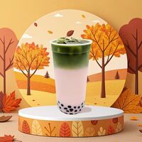 Сад акварели в Tengu Chaka Bubble Tea