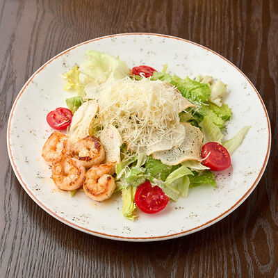 Цезарь с креветками в Сандуны Урал по цене 960 ₽