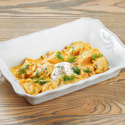 Вареники с картофелем в Онегин дача по цене 790 ₽