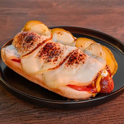 Хот-дог с говяжьей сосиской в Бар Крафт 1.0 по цене 440 ₽