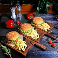 Сет Бургеры на троих в ИТЛЕ Стейк-кафе Halal