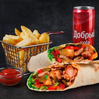 Комбо Шаурма в Alibaba Doner по цене 440 ₽