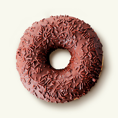 Донат тройной шоколад в Вкусномаркет по цене 189 ₽