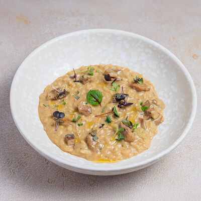 Ризотто с белыми грибами в Bocconcino по цене 1310 ₽