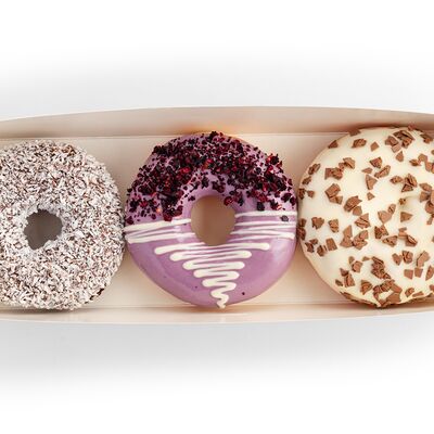 Набор из 3 пончиков №3 в Ronis Donuts по цене 806 ₽