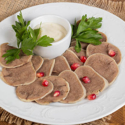 Язык с хреном в Мушмула по цене 339