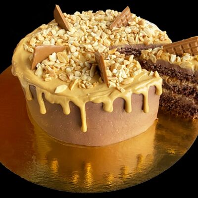 Торт Сникерс в Пицца для друзей по цене 2223 ₽