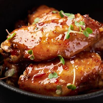 Крылышки куриные в По Чесноку по цене 555 ₽