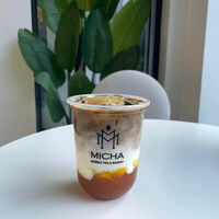 Mango latte coffee в Micha Bubble Tea & Bakery