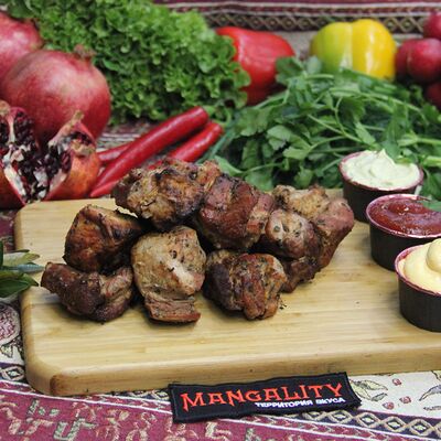 Шашлык из свиной мякотив Мангалити по цене 320 ₽