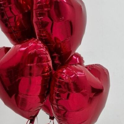 Шар фольгированный Сердцев Yam Flowers по цене 2300 ₽