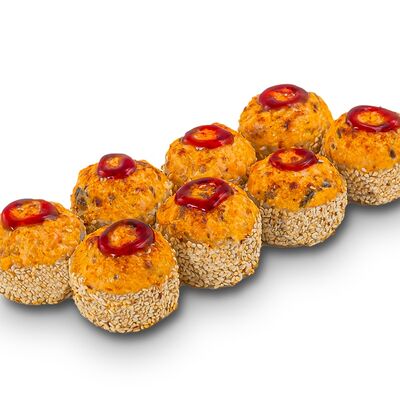 Запеченный с угрем и лососем в Dark Lava по цене 1060 ₽