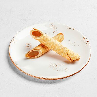 Вафельная трубочка со сгущёнкой в ПиццаФабрика по цене 280 ₽