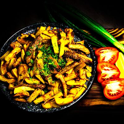 Куриная сковородкав У Сватов по цене 500 ₽