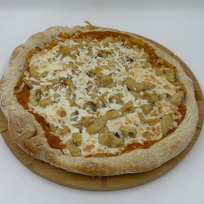 Пицца с ветчиной и грибами в АБАРмот по цене 850 ₽