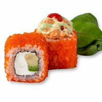 Креветка в васаби-соусе с салатом в Sushi Outlet