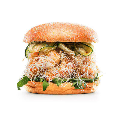 Бургер Креветка Катаифи в Денвер бургерная по цене 690 ₽