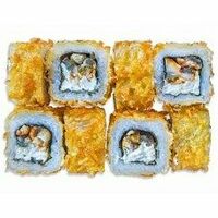 Теплый темпура ролл с угрем 8 шт в Маленькая Флоренция