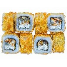 Теплый темпура ролл с угрем 8 шт в Маленькая Флоренция по цене 645 ₽