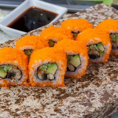 Калифорния с угрем в Сушки на макушке по цене 660