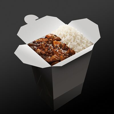 Говядина в перечном соусе с рисом басмати в Большой ФО по цене 299 ₽