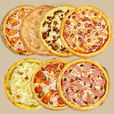 Сет из 7 пицц 30 см в Любим сытно по цене 3790 ₽