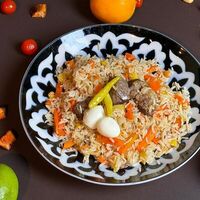 Плов по-ташкентски в Чайхана Кишлак