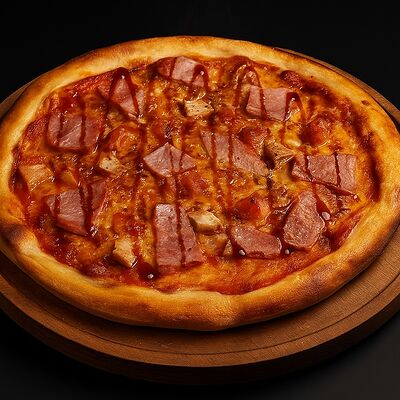 Пицца барбекю в Гастробар ЖАРА по цене 550 ₽