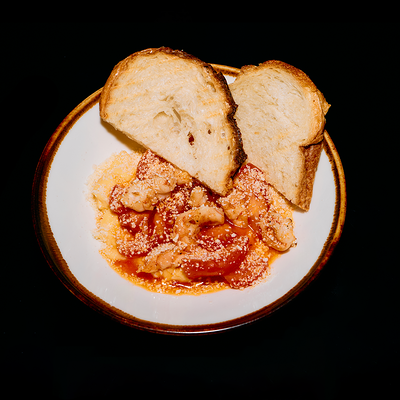 Скрембл с креветкой в Синица по цене 560 ₽